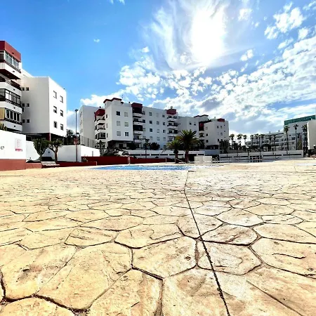 Apartmán Palmeras Del Sur Con Piscina,A 5 Minutos A Pie A La Playa, Tenerife Sur