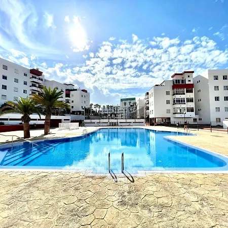 Palmeras Del Sur Con Piscina,A 5 Minutos A Pie A La Playa, Tenerife Sur アパート *