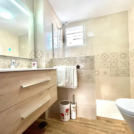Apartman Palmeras Del Sur Con Piscina,A 5 Minutos A Pie A La Playa, Tenerife Sur