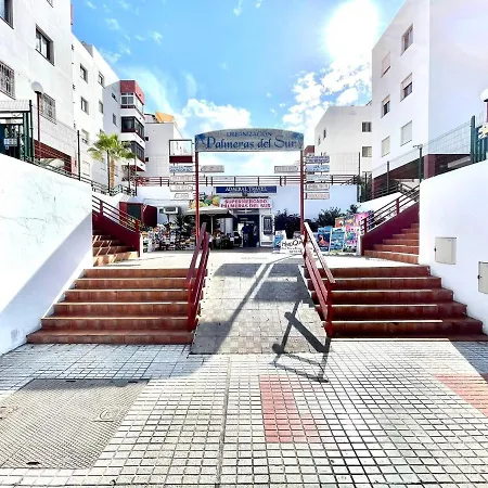 Palmeras Del Sur Con Piscina,A 5 Minutos A Pie A La Playa, Tenerife Sur